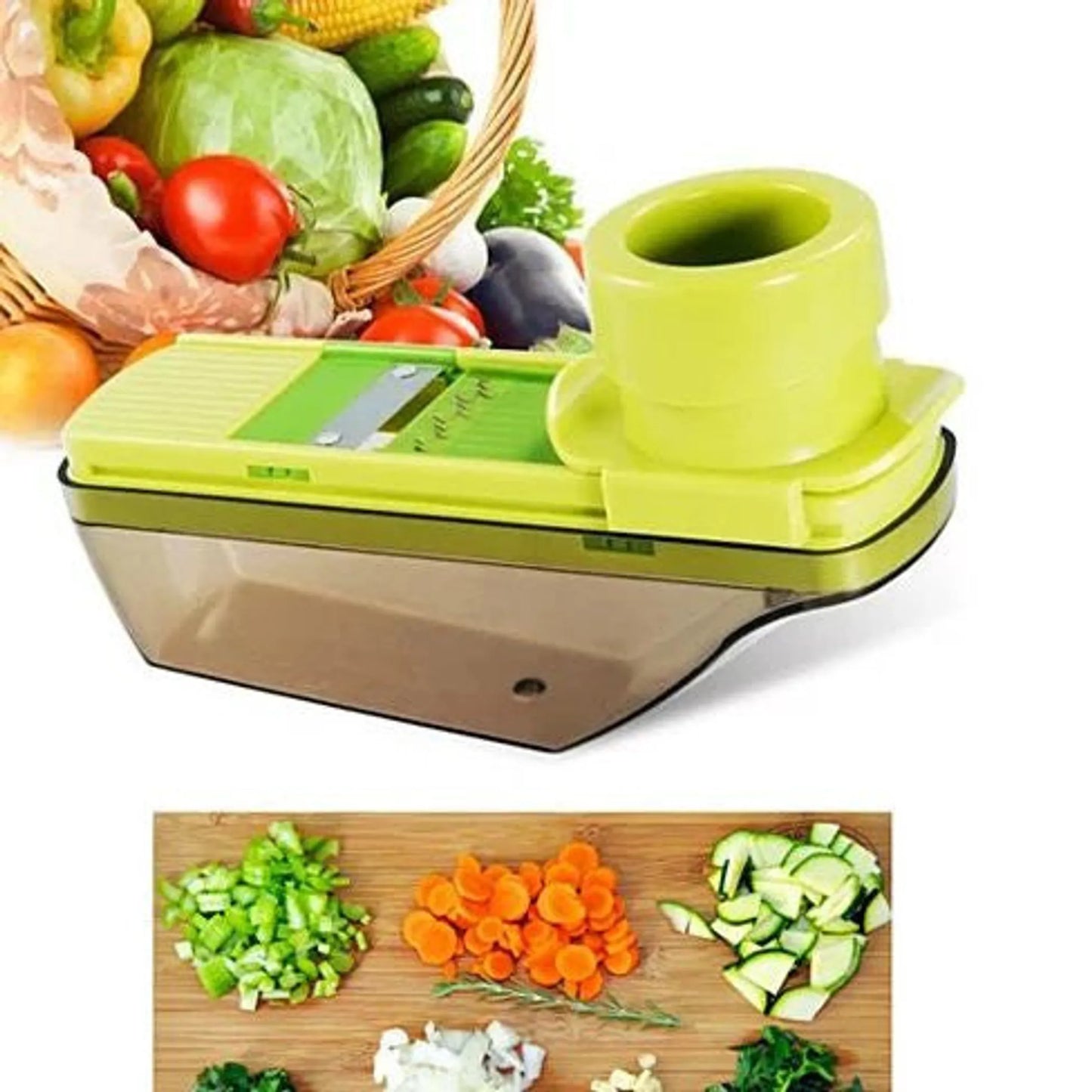 Veggie Lover's Compact Palm Sized Mini Grater and Veggie Slicer