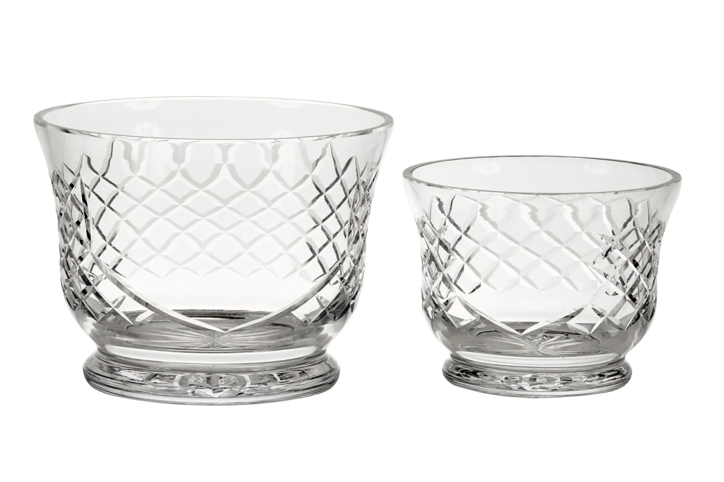 Crystal Round Flared Bowl With Medallion Ii Pattern